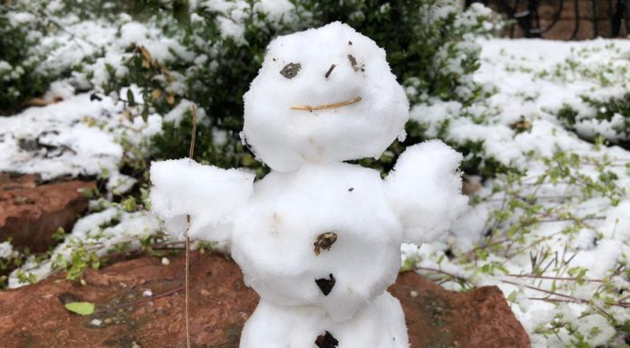 Hóember készült ma reggel