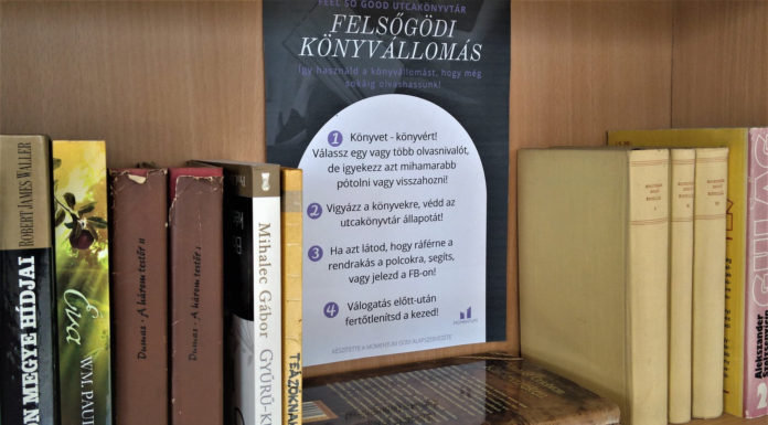 Megnyílt az első közösségi könyvállomás