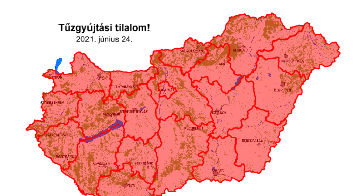 Gödön is érvényben van a tűzgyújtási tilalom