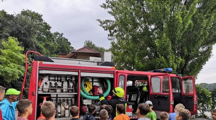 Tűzoltók jártak a gödi kajakos táborban