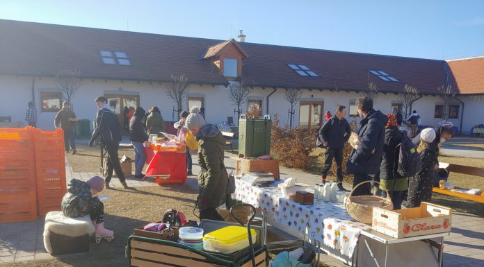 Farsangi fánk a gödi piacon