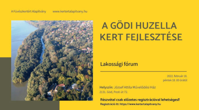 Fórum lesz a Huzella-kert fejlesztéséről