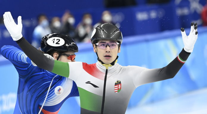 Liu Shaoang aranyérmes férfi 500 méteren