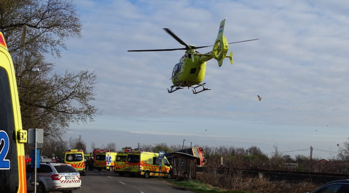 Videón a keddi rettenetes vasúti baleset
