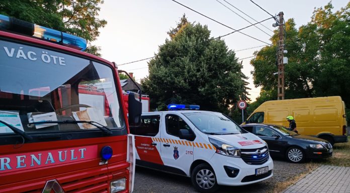 Tűz volt este Gödön