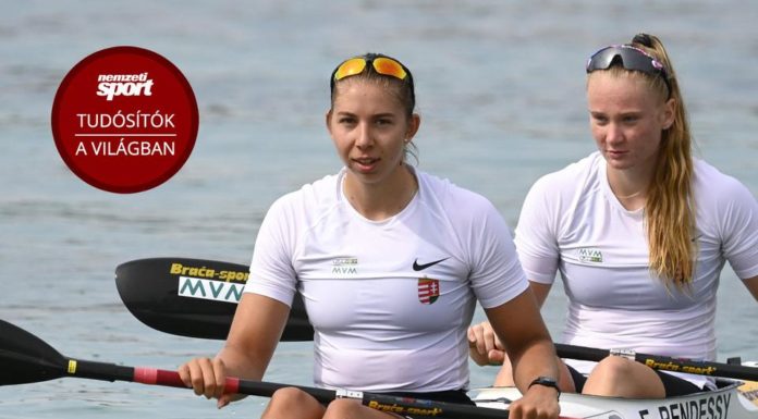 A gödi Kőhalmi Emese Rendessy Eszterrel az oldalán aranyérmet nyert K-2 1000 méteren az Európa-bajnokságon
