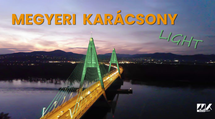 Karácsonyfává alakul a Megyeri híd