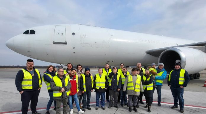 A repülőtéren járt a Lámpás gödi csapata