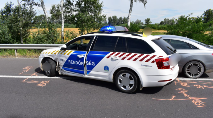 Elítélték az M2-es autóúton a rendőröket gépkocsijával veszélyeztető férfit