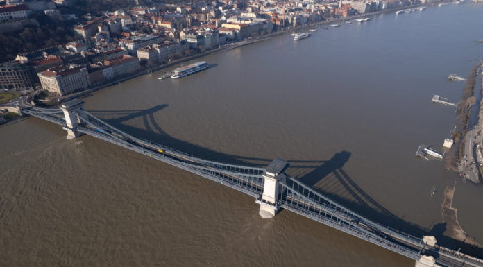 Így festett a megáradt Duna a levegőből