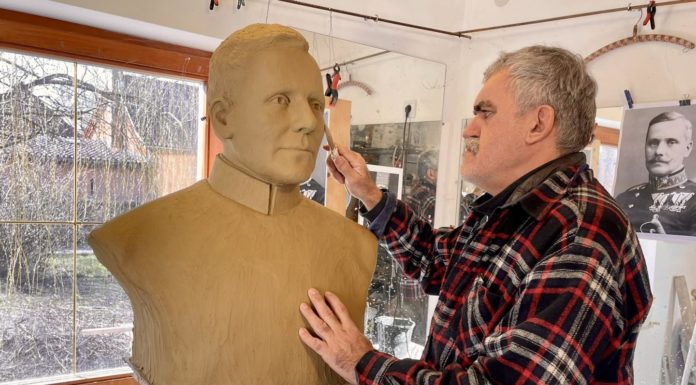 Így áll most Bozóky Gyula szobra