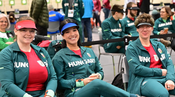 Légfegyveres Eb – Aranyérmet nyert a magyar női pisztolyos csapat