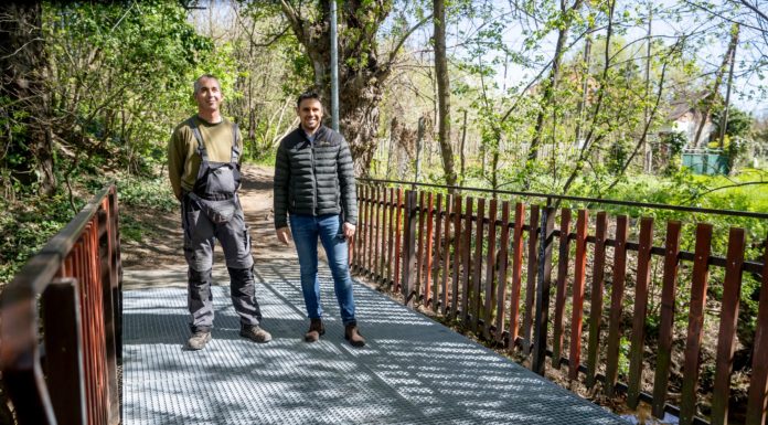 Megújult a felsőgödi gyaloghíd