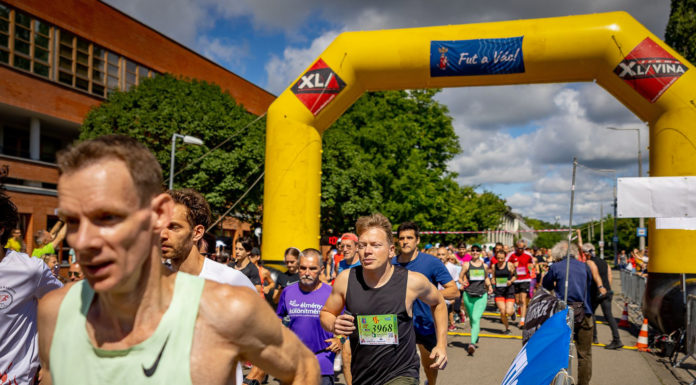 A gödi Potyó Imre is lefutotta a Fut a Vác 5,4 km-ét