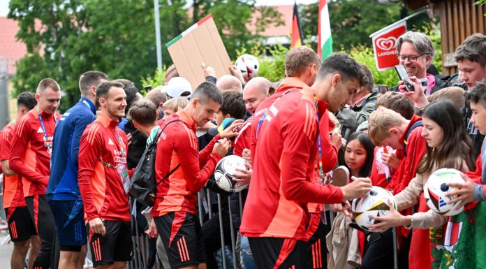 EURO-2024 – Falunapi fiesztához hasonlított Szalai Attiláék nyilvános edzése