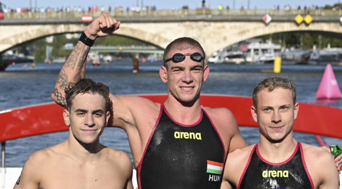 Rasovszky Kristóf arany-, Betlehem Dávid bronzérmes a nyíltvízi úszók között