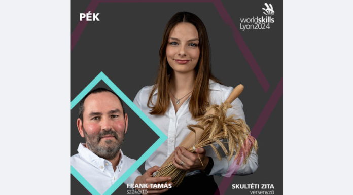 Kiválósági díjat kapott a gödi Skultéti Zita a szakmák olimpiáján