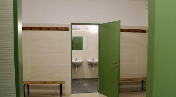 Megújultak a Balázsovits Sportcsarnok öltözői