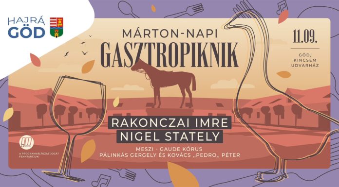 Márton-napi Gasztropiknik: ínycsiklandó falatokkal, finom új borokkal várják a gödieket