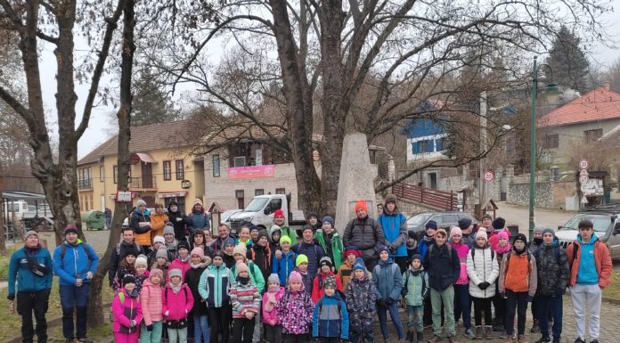 A Börzsönyben kezdték az új évet a gödi kajakosok