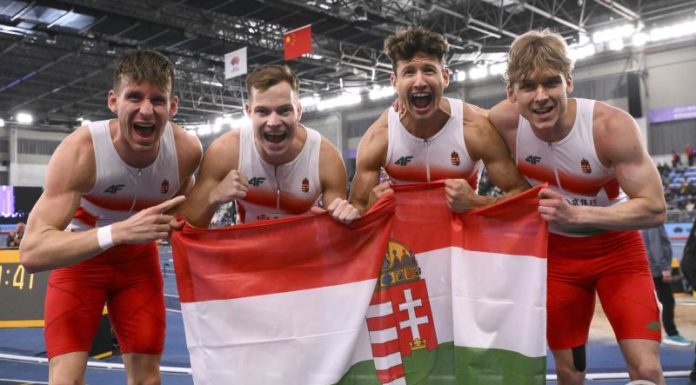 Bődületes országos csúccsal vb-bronzérmes a 4×400-as magyar férfiváltó