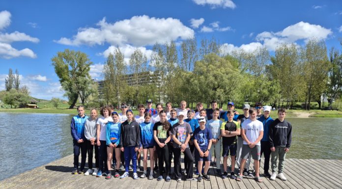 Győrben edzőtáboroztak a gödi kajakosok