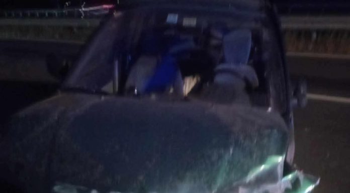 Baleset volt az M2-esen Sződligetnél