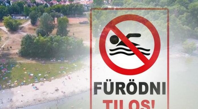 A gödi szabadstrandon is tilos fürödni